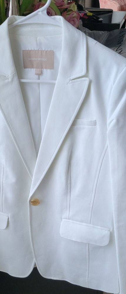 Still new white blazer